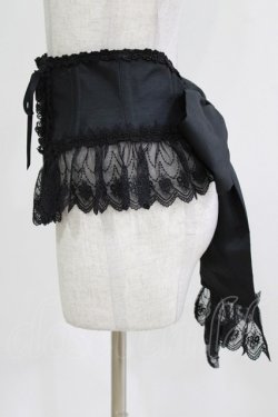 画像2: Enchantlic Enchantilly / ローズレースリボンコルセット Free ブラック H-26-03-08-055-LO-SK-NS-ZH