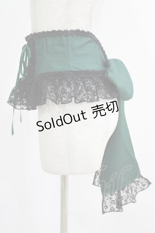 画像2: Enchantlic Enchantilly / ローズレースリボンコルセット Free グリーン H-26-03-08-057-LO-SK-NS-ZH (2)