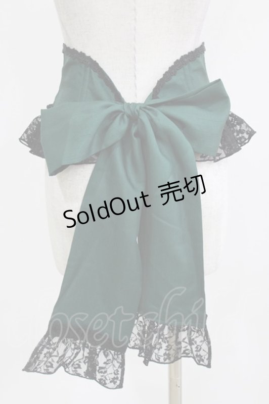 画像3: Enchantlic Enchantilly / ローズレースリボンコルセット Free グリーン H-26-03-08-057-LO-SK-NS-ZH (3)