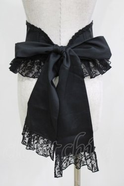 画像3: Enchantlic Enchantilly / ローズレースリボンコルセット Free ブラック H-26-03-08-059-LO-SK-NS-ZH