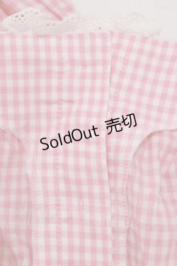 画像4: BABY,THE STARS SHINE BRIGHT / ギンガムチェックウエストシャーリングブラウス Free ピンク H-26-03-08-066-BA-BL-NS-ZH