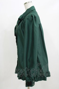 画像2: Enchantlic Enchantilly / ノーブルリボンタイブラウス Free グリーン H-26-03-08-068-LO-BL-NS-ZH