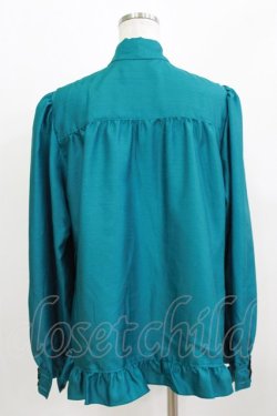 画像3: Enchantlic Enchantilly / ノーブルリボンタイブラウス Free ブルーグリーン H-26-03-08-069-LO-BL-NS-ZH