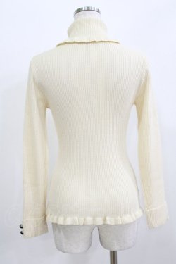 画像3: F&A / 釦付きリブタートル Free IVORY H-26-03-08-073-LO-TO-NS-ZH