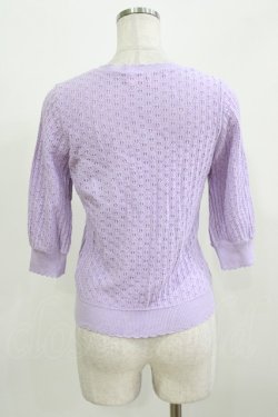 画像3: BABY,THE STARS SHINE BRIGHT / Sucre透かし編みカーディガン Free ラベンダー H-26-03-08-075-BA-TO-NS-ZH