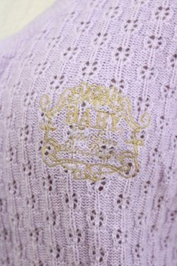 画像4: BABY,THE STARS SHINE BRIGHT / Sucre透かし編みカーディガン Free ラベンダー H-26-03-08-075-BA-TO-NS-ZH