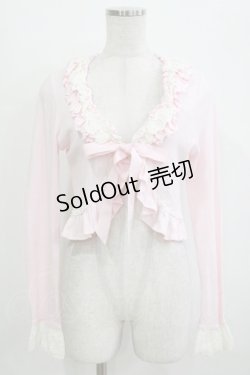 画像1: BABY,THE STARS SHINE BRIGHT / フリルリボンボレロ Free ピンク H-26-03-08-077-BA-TO-NS-ZH