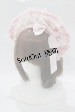 画像1: MAM MAXICIMAM / エプロンティーパーティカチューシャ  ピンク H-26-03-08-080-0-AC-NS-ZH