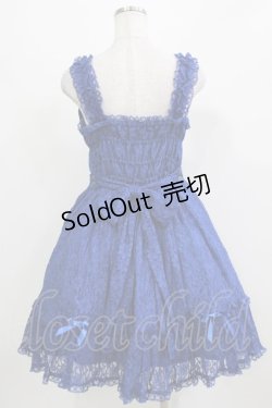 画像3: metamorphose / 総レースシャーリングジャンパースカート Free ブルー H-26-03-08-009-ME-OP-NS-ZH