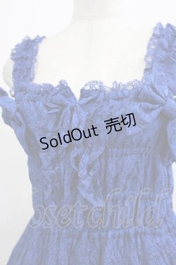 画像4: metamorphose / 総レースシャーリングジャンパースカート Free ブルー H-26-03-08-009-ME-OP-NS-ZH