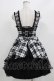 画像3: BABY,THE STARS SHINE BRIGHT / タータンチェックリボンシャーリングプリンセスジャンパースカートII Free 白/黒チェック H-26-03-08-012-BA-OP-NS-ZH (3)
