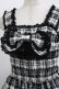 画像4: BABY,THE STARS SHINE BRIGHT / タータンチェックリボンシャーリングプリンセスジャンパースカートII Free 白/黒チェック H-26-03-08-012-BA-OP-NS-ZH (4)