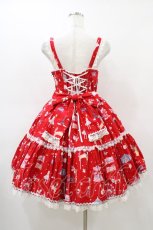 画像2: Angelic Pretty / magical etoileセーラージャンパースカート Free レッド H-26-03-09-040-AP-OP-NS-ZH (2)