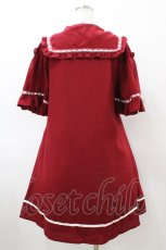 画像2: Amavel / 縁日金魚 和風セーラーワンピース Free ボルドー H-26-03-09-046-CA-OP-NS-ZH (2)