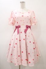 画像1: Amavel / Topping Heart Sugarワンピース Free ピンク H-26-03-09-047-CA-OP-NS-ZH (1)