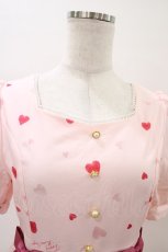 画像3: Amavel / Topping Heart Sugarワンピース Free ピンク H-26-03-09-047-CA-OP-NS-ZH (3)