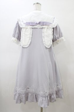 画像2: Amavel / Primavera ギンガムリボンうさみみワンピース Free パープル H-26-03-09-049-CA-OP-NS-ZH