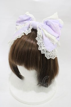 画像1: BABY,THE STARS SHINE BRIGHT / 雪の女王〜スノードームに秘めた「永遠」のカケラ〜柄カチューシャ  ラベンダー H-26-03-09-006-BA-AC-NS-ZH