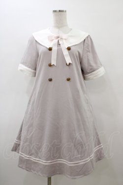 画像1: Amavel / くまみみセーラーAラインワンピース Free ラベンダー H-26-03-09-051-CA-OP-NS-ZH