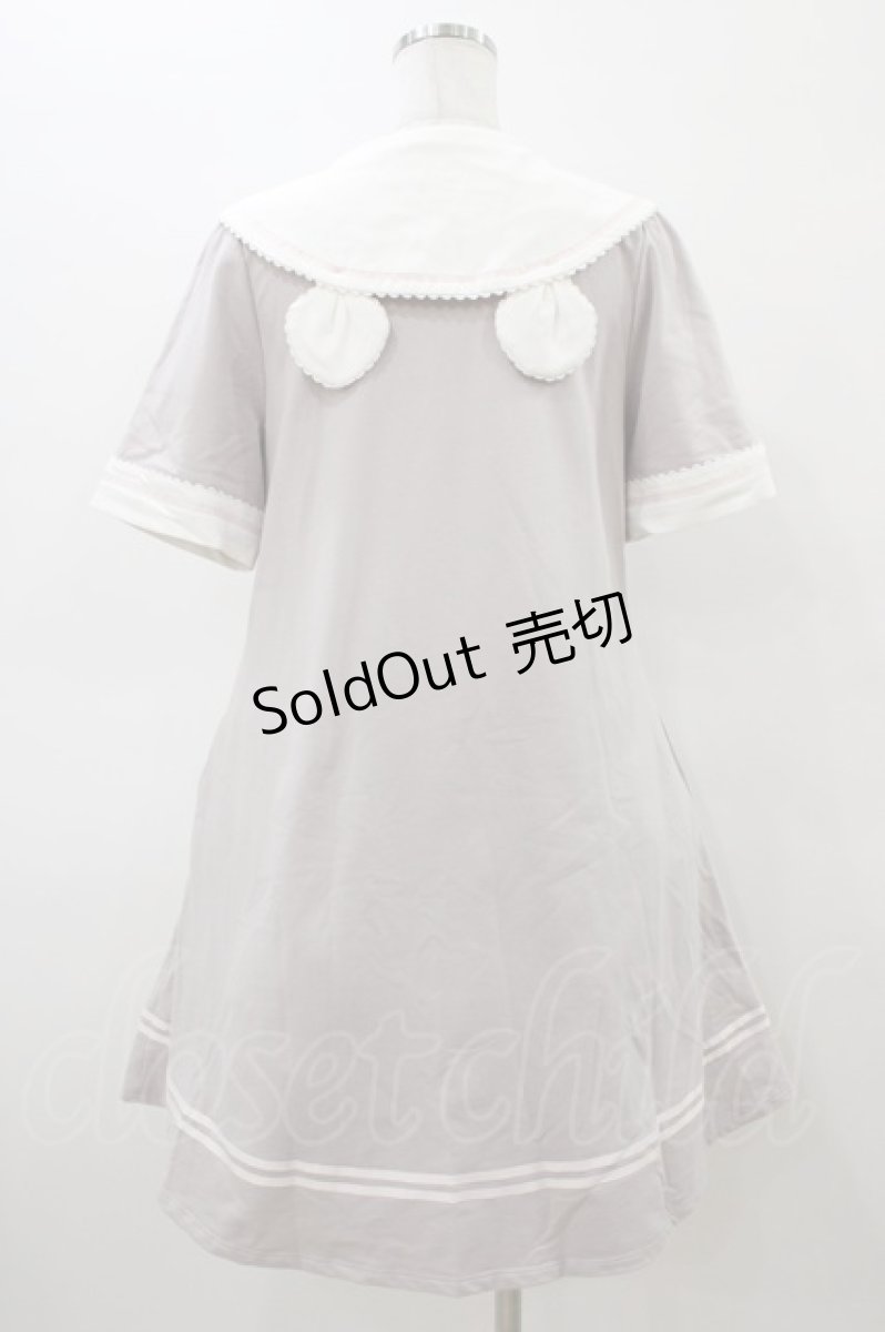 画像2: Amavel / くまみみセーラーAラインワンピース Free ラベンダー H-26-03-09-051-CA-OP-NS-ZH (2)