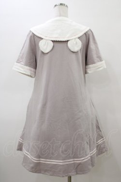 画像2: Amavel / くまみみセーラーAラインワンピース Free ラベンダー H-26-03-09-051-CA-OP-NS-ZH