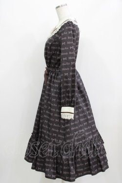 画像2: Melody BasKet / ロゴ＆リボンワンピース M ダークブラウン H-26-03-09-1003-LO-OP-KB-ZH