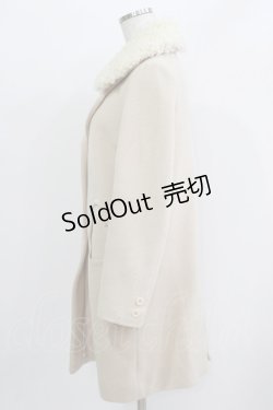 画像2: MILK / シャーリーンコート  ミルクティー×クリーム H-26-03-09-1026-ML-CO-KB-ZH
