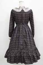 画像3: Melody BasKet / ロゴ＆リボンワンピース M ダークブラウン H-26-03-09-1003-LO-OP-KB-ZT023 (3)