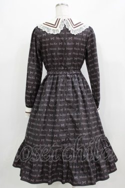 画像3: Melody BasKet / ロゴ＆リボンワンピース M ダークブラウン H-26-03-09-1003-LO-OP-KB-ZH