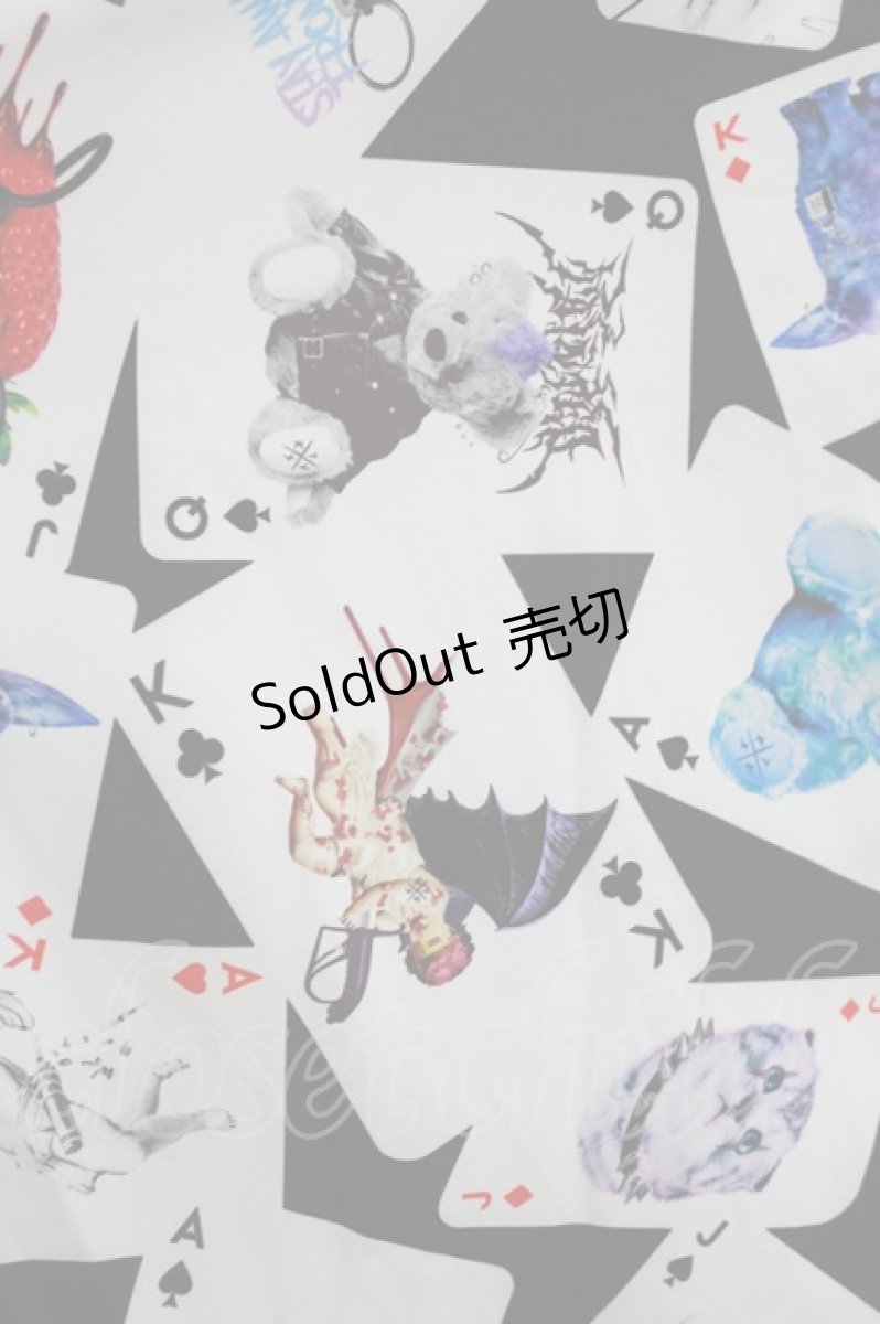 画像4: TRAVAS TOKYO / バイカラー昇華プリントシャツ  ブラック H-26-03-09-1030-PU-BL-KB-ZH (4)