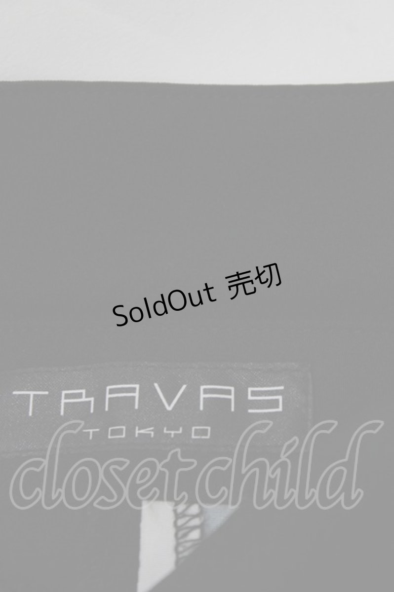 画像5: TRAVAS TOKYO / バイカラー昇華プリントシャツ  ブラック H-26-03-09-1030-PU-BL-KB-ZH (5)