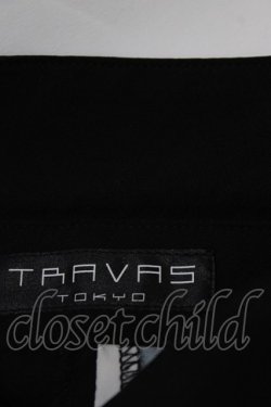 画像5: TRAVAS TOKYO / バイカラー昇華プリントシャツ  ブラック H-26-03-09-1030-PU-BL-KB-ZH
