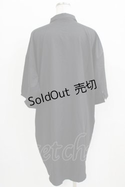 画像3: NieR Clothing / タイ付き半袖シャツ F 黒 H-26-03-09-1031-PU-BL-AK-ZH