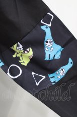 画像4: NieR Clothing / プリント切替ブラウス  黒 H-26-03-09-1032-PU-BL-AK-ZH (4)