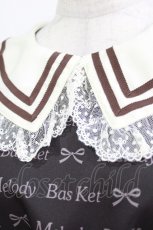画像5: Melody BasKet / ロゴ＆リボンワンピース M ダークブラウン H-26-03-09-1003-LO-OP-KB-ZT023 (5)
