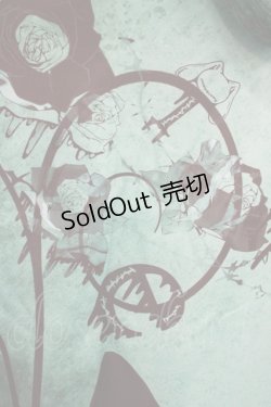 画像4: NieR Clothing / 総柄ZIPパーカー F エメラルド H-26-03-09-1034-PU-TO-AK-ZH