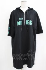 画像1: NieR Clothing / 半袖ZIPパーカー F 黒 H-26-03-09-1040-PU-TO-AK-ZH (1)
