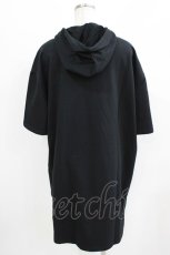 画像3: NieR Clothing / 半袖ZIPパーカー F 黒 H-26-03-09-1040-PU-TO-AK-ZH (3)