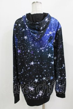 画像3: NieR Clothing / プリントプルパーカー F 黒×青 H-26-03-09-1043-PU-TO-AK-ZH