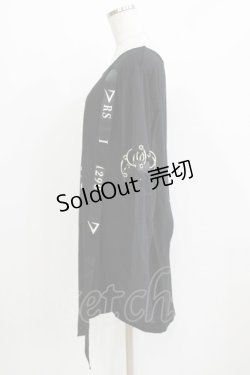 画像2: SEX POT ReVeNGe / セパレートメッシュスリーヴデザインカットソー M 黒 H-26-03-09-1049-SP-TO-KB-ZH