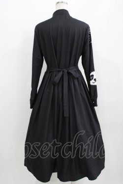 画像3: NieR Clothing / 田中さんチャイナデザインワンピース  黒 H-26-03-09-1005-PU-OP-AK-ZH