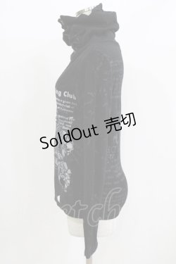 画像2: h.ANARCHY / ハイネックニットソー  ブラック H-26-03-09-1051-HN-TO-KB-ZH