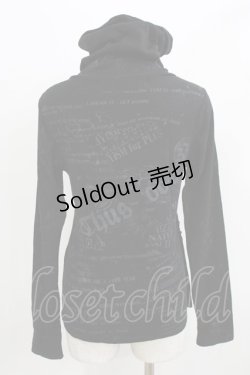 画像3: h.ANARCHY / ハイネックニットソー  ブラック H-26-03-09-1051-HN-TO-KB-ZH