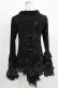 画像3: h.naoto Blood / レースフリル燕尾カーディガン  ブラック H-26-03-09-1054-HN-TO-KB-ZH (3)