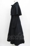 画像2: ATELIER BOZ / ケープ付ロングコート  ブラック H-26-03-09-1006-EL-CO-KB-ZH (2)