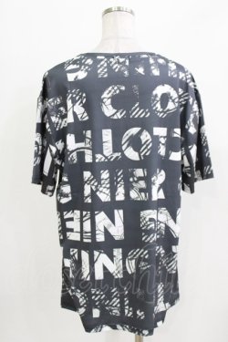 画像3: NieR Clothing / プリント半袖CUTSEW F ダークグレー H-26-03-09-1061-PU-TO-AK-ZH