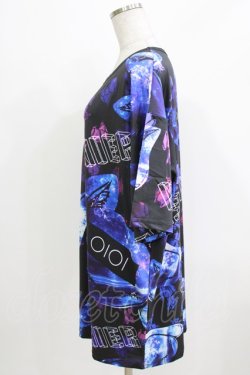 画像2: NieR Clothing / プリント半袖CUTSEW F 黒 H-26-03-09-1062-PU-TO-AK-ZH