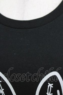 画像4: NieR Clothing / プリントCOTTON CUTSEW XL 黒 H-26-03-09-1063-PU-TO-AK-ZH