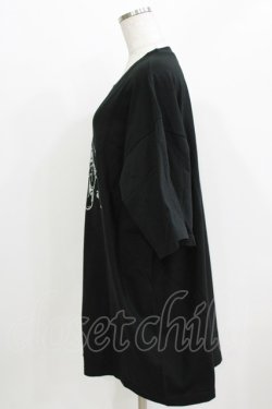 画像2: NieR Clothing / プリントCOTTON CUTSEW XXXL 黒 H-26-03-09-1064-PU-TO-AK-ZH