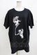 画像1: NieR Clothing / プリントCOTTON CUTSEW XL 黒 H-26-03-09-1065-PU-TO-AK-ZH (1)